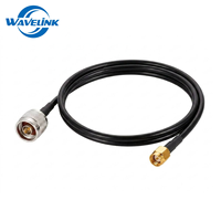 Câble coaxial RF N mâle vers SMA mâle RG58 50 Ohm à faible perte pour antenne WiFi, station de base, radio amateur, amplificateur de signal, répéteur
