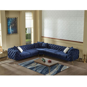 Canapé <span class=keywords><strong>en</strong></span> velours Chesterfield, ensemble de canapés de <span class=keywords><strong>salon</strong></span> avec boutons <span class=keywords><strong>en</strong></span> diamant, meubles de <span class=keywords><strong>salon</strong></span>, canapé de luxe - Product Image 6