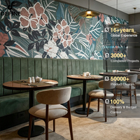 Meubles modernes pour café, bar, hôtel, restaurant, ensemble complet de chaises et de tables, meubles d'hôtel sur mesure pour solution de projet commercial