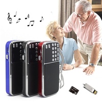Nouveau Lecteur MP3 Radio FM Numérique Portable L-088 avec Mini Poignée, Stéréo Hi-Fi, Batterie Rechargeable et Haut-parleur Intégré, Prise en Charge TF - Modèle 2025 à Succès
