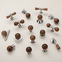 Poignée de meuble vintage en laiton, bouton distinctif de style chinois moderne pour armoire