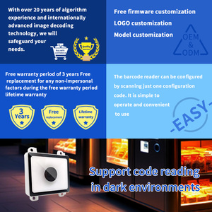 โมดูลสแกนเนอร์ QR Code แบบฝังตัว CMOS รุ่น EMT8652S ที่มีความเสถียรดี รองรับการสแกนบาร์โค้ด 1D/2D สำหรับตั๋วลอตเตอรี่ - Product Image 2