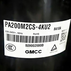 คอมเพรสเซอร์แบบสกรอลล์ Gmcc รุ่น Pa190m2as 4ktl1 ใช้สารทำความเย็น R410a แรงดันไฟฟ้า 220-240 โวลต์ 50 เฮิรตซ์ สำหรับระบบทำความเย็น - Product Image 2