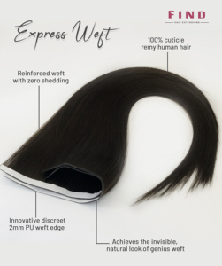 <span class=keywords><strong>Express</strong></span> weft 100% Rusia Virgin Remy ekstensi rambut manusia genius pita panjang gaya ditarik ganda-tren terbaru - Product Image 2