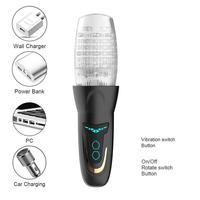 Männlicher Masturbationsbecher TPE Vibrator Wiederaufladbar Heizbar Automatische Rotation Vagina Wasserdicht Großhandel Sexspielzeug für Männer