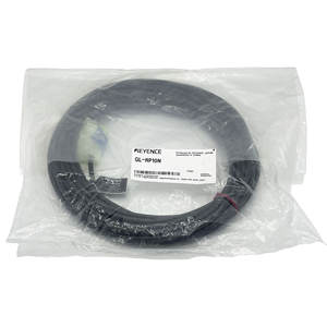 Câble de connexion KEYENCE GL-RP10N 10m 5 conducteurs toronnés LSZH NPN pour systèmes de rideaux lumineux de sécurité automatiques GL-R - Product Image 1