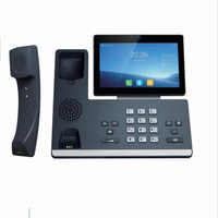 Téléphone IP SIP-T58W Pro Wi-Fi, mural capacitif, gris classique, filaire et sans fil