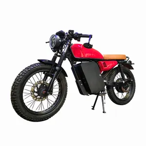 캐나다 미국 5000W 빈티지 스타일 CG 카페 레이서 오토바이 전자 자전거 전기 Citycoco 스쿠터