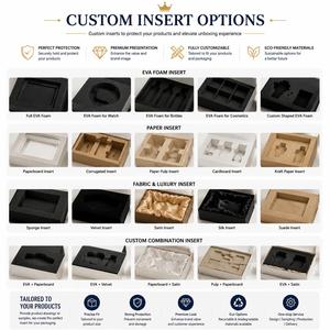Boîte cadeau en papier magnétique de luxe, emballage personnalisé, boîte pliante en carton pour cosmétiques, parfums, cadeaux - Product Image 2