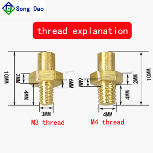 M4m3 vít cặp nhiệt điện k loại PT100 cảm biến nhiệt độ cao đầu dò máy in 3D Phụ kiện vòi phun cảm biến nhiệt độ - Product Image 4