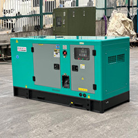 Générateur diesel refroidi par eau, 4 cylindres, silencieux, type canopy, triphasé avec contrôleur AVR, alternateur sans balais