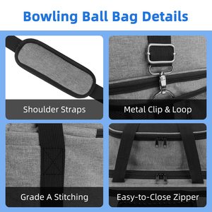 <span class=keywords><strong>Sac</strong></span> à dos <span class=keywords><strong>de</strong></span> <span class=keywords><strong>sport</strong></span> décontracté taille 16 pour hommes <span class=keywords><strong>sac</strong></span> à dos portable double couche pour boule <span class=keywords><strong>de</strong></span> <span class=keywords><strong>bowling</strong></span> <span class=keywords><strong>sac</strong></span> à chaussures porte-balle rembourré étanche à la mode - Product Image 5