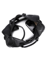 Sac de voyage en PU à étiquette privée avec tissu hydrofuge résistant aux rayures et sangle amovible pour les déplacements professionnels