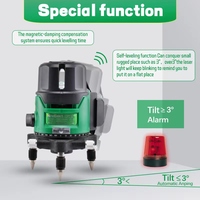 NewBeat Niveau laser vert 2 lignes pour outils électriques à batterie de construction Niveaux laser sans fil