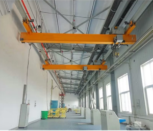 Monorriel de viga única europeo de 1-10 toneladas Grúa de puente superior colgante con motor Altura de elevación de 25m - Product Image 4