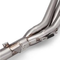 Knalpot sepeda motor MT09 Slip on, untuk Yamaha MT-09 modifikasi Titanium Alloy bagian penuh pipa knalpot 21-23