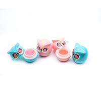 Tùy Chỉnh Nhãn Hiệu Riêng Trẻ Em Lipgloss Đáng Yêu An Toàn Owl Shape Trẻ Em Lip Gloss Shiny Lipgloss