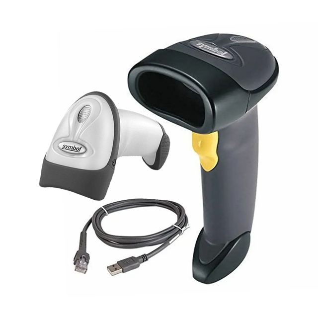 Best Selling Handheld Laser Scanner Zebra LS2208 1D 2D Barcode Scanner Wired Supermarket
