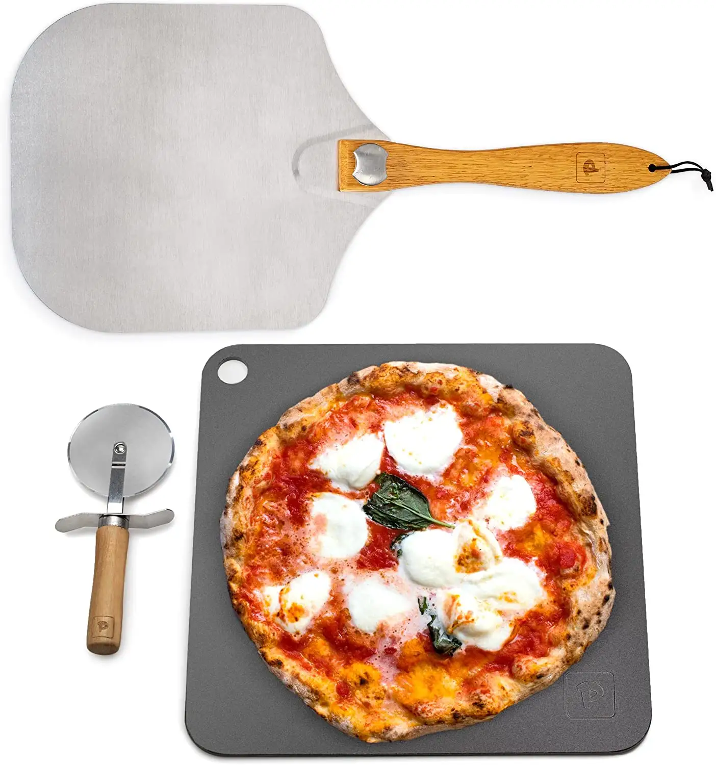 Pizza torna kabuğu paslanmaz çelik 12 ''x 14'' aynı boyutta katlanabilir alüminyum pizza kabuğu
