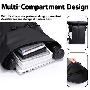 Unisex Custom Large Capacity Casual Business <b>Laptop</b> <b>Backpack</b> Waterproof Sport Daypack Nylon for Office School Travel Daily - Product Image 3