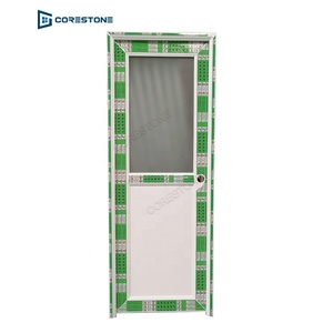 Không Thấm Nước Trắng Nhựa Kerala Ban Công Cửa Pvc Nhà Vệ Sinh Thiết Kế Cửa Pvc Kính Phòng Tắm Cửa Giá Bangladesh Ấn Độ - Product Image 2