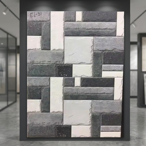 300x600mm aspect attrayant brique motif 3d 30x60cm extérieur céramique 12x24 carreaux muraux pour la décoration d'élévation de restaurant extérieur - Product Image 5