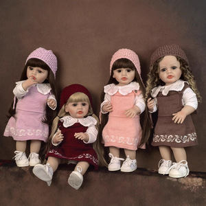 Muñeca <span class=keywords><strong>de</strong></span> bebé realista <span class=keywords><strong>de</strong></span> <span class=keywords><strong>silicona</strong></span>, muñecas recién nacidas <span class=keywords><strong>de</strong></span> 22 pulgadas, precio al por mayor, juguete para niñas pequeñas, muñecas para niños - Product Image 1