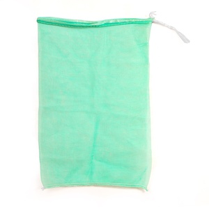 PP Woven Packaging Onion Leno Mesh Bag GRS Certified China Factory Wholesale Custom Drawstring Potato Garlic Cabbage Net Bags