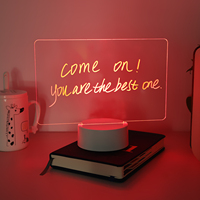 Lampe de noël pour chambre d'enfant, veilleuse LED, Photo personnalisée créative, Illusion 3D, Anime, Table acrylique, Base de bureau