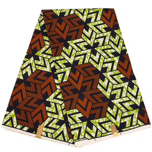 Berbagai Pola Kain Batik Organik Bernapas 100% Katun Gaya Ankara Afrika Kain Batik Afrika Bermotif Lilin Tenun Dobby Disisir
