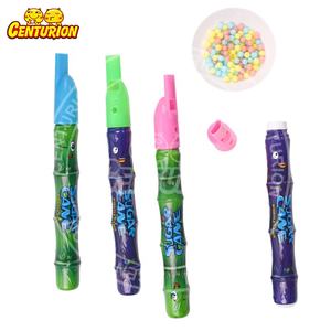 Venta al por mayor de tabletas Halal rellenas prensadas dulces niños instrumentos musicales silbato <span class=keywords><strong>flauta</strong></span> forma de <span class=keywords><strong>caña</strong></span> de azúcar juguete caramelo - Product Image 5