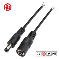 Wasserdichter DC5521 Einbau-Steckverbinder 5,5x2,1mm DC-Stromanschluss Buchse Stecker für Outdoor LED-Streifenbeleuchtung
