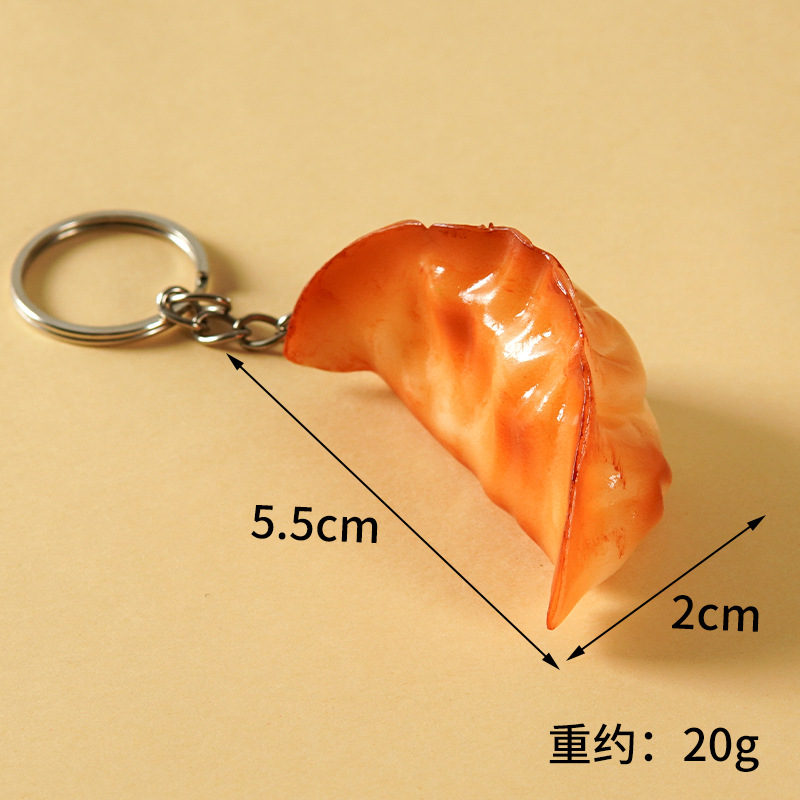 Estilo dumpling-keychain asado entero
