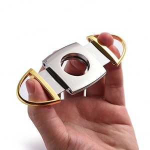 Smoking Gift Sets Accessories Stainless Steel Double Blade Cigar Accessories Cigar Knife Scissors Cutter - Product Image 6
