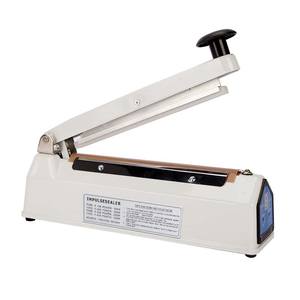 도매 철 쉘 220v 조정 가능한 가방 씰링 기계 휴대용 열 손 임펄스 실러 커터 - Product Image 1