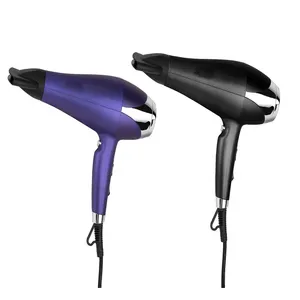 Pengering rambut mini pelindung dengan tambahan diffuser, pengering rambut aliran udara dengan pengering rambut mini ionik kompak kecepatan tinggi