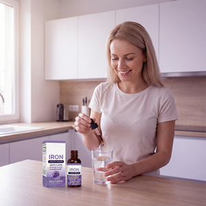 Gotas Líquidas de Hierro para Adultos de Marca Privada OEM/ODM, Sabor Uva - 2FL OZ, Suplemento Mineral y Energético Esencial para la Salud General - Product Image 3