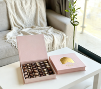 Boîte en papier pour traiteur, emballage alimentaire en gros, pour thé de l'après-midi, bonbons, fruits arabes, chocolat, biscuits, plateau de desserts avec séparateurs