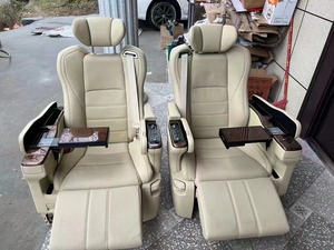 Nouveaux sièges de van VIP électriques chauffants rotatifs OEM de luxe avec massage et ventilation pour MPV/VAN/RV Carnival Sprinter V250 Metris - Product Image 3