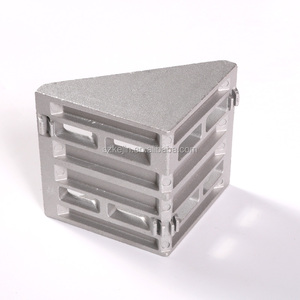 Угловой кронштейн с треугольной структурой 40x40 - Product Image 5