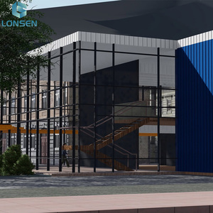 Large Span Pre-engineered Steel Warehouse Port Container Cargo <b>Storage</b> For Seaport Logistics Park - Product Image 2