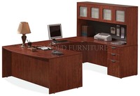 Table d'étude de bureau d'angle en forme de L avec tiroirs