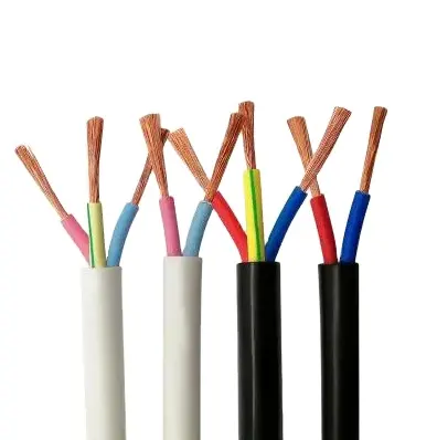 RVV flexible power cables Copper conductor wires for electrical and electronic equipment