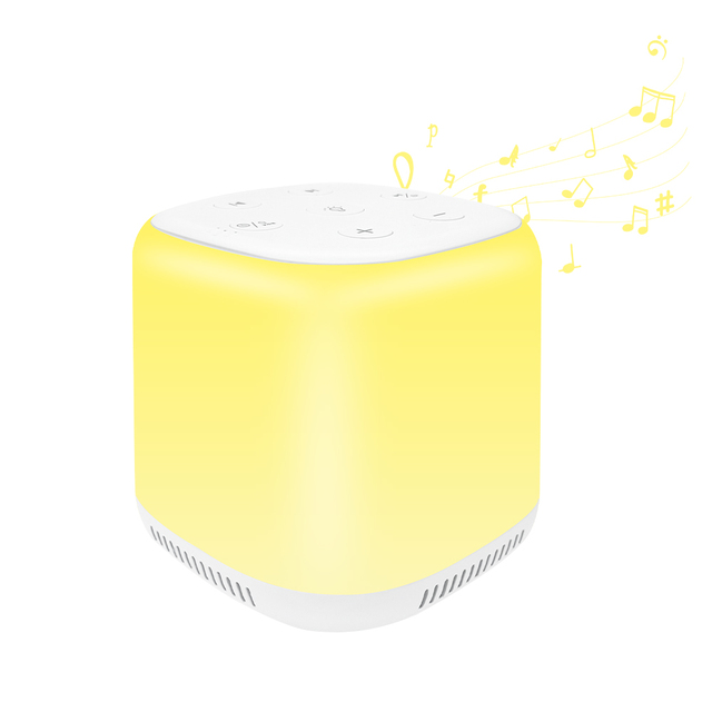Portable Pink Noise Sleep Machine Sound Machine With 34 Looping Sounds Hot Sale Led Lamp Night Light for Baby Kids Sleeping