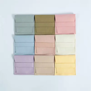 กระเป๋าไมโครไฟเบอร์พิมพ์ลายโลโก้ตามสั่งพร้อมแผ่นปิดสำหรับแสดงเครื่องประดับต่างหูสร้อยคอหนังนิ่มสำหรับแสดงเป็นของขวัญ - Product Image 3