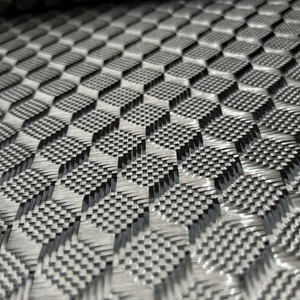3K 240gsm 3D rettangolare Jacquard in fibra di carbonio tessuto in magazzino per la modifica auto tavole da surf - Product Image 2