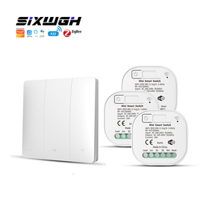 Sixwgh cho tuya ZigBee 1/2/3 gang thông minh chuyển đổi Kit không dây điều khiển từ xa tường chuyển đổi với cuộc sống thông minh ứng dụng cho home & khách sạn sử dụng - Product Image 1