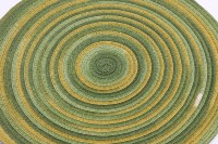 Sous-plats en papier circulaires écologiques modernes de 38 cm de diamètre pour la maison, les voyages, les pique-niques, le camping, la décoration du salon, personnalisables