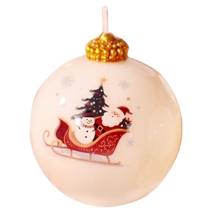 Hot Sales Handmade Smokeless Spherical Snowman Christmas Aromatherapy <b>Candle</b> Eco Friendly Home Holiday <b>Gift</b> Decor - Product Image 4