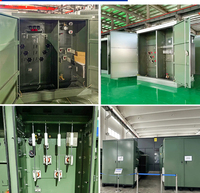 Transformateur triphasé monté sur socle 800KVA 1000KVA 1250KVA 1500KVA 15KV 480Y277V à bain d'huile pour bâtiments commerciaux